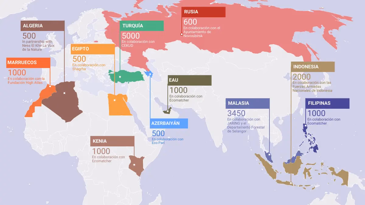 Mapa de El Legado Verde de QNET